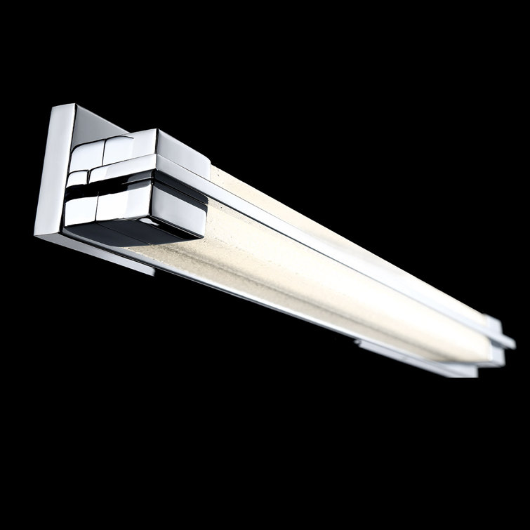 Chrome Clear Glass LED Vanity Light
