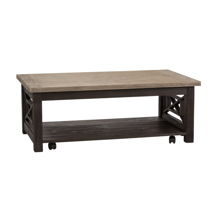 Heatherbrook Black and Ash 3-Piece Living Room Table Set