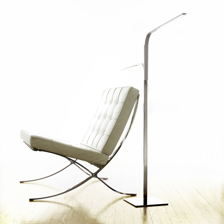 Arc Adjustable 42" Black LED Task Floor Lamp