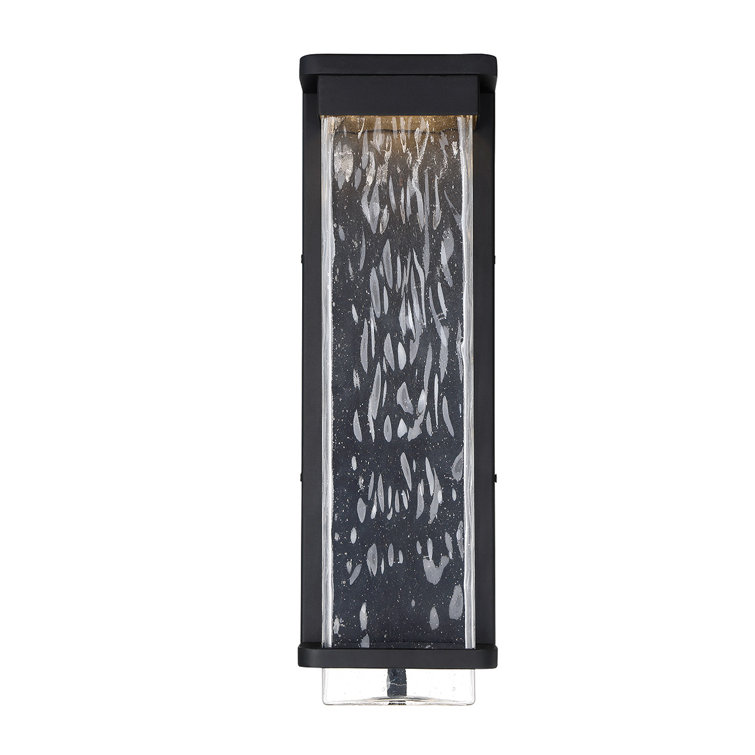 Black Aluminum 21" LED Outdoor Wall Light