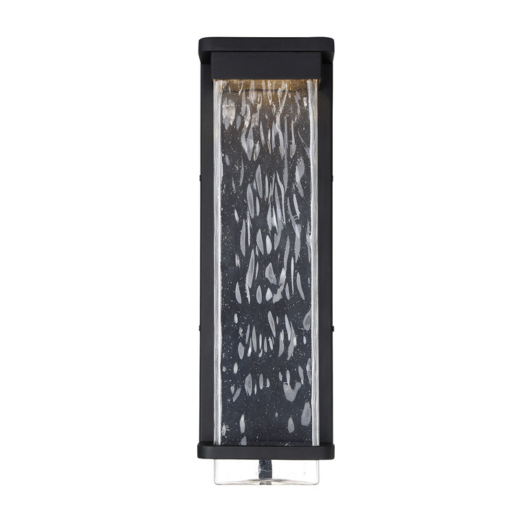 Black Aluminum 21" LED Outdoor Wall Light
