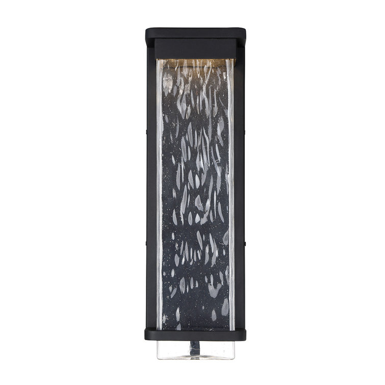 Black Aluminum 21" LED Outdoor Wall Light