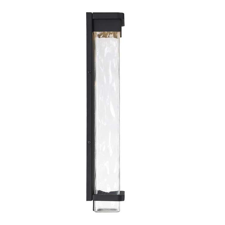 Black Aluminum 21" LED Outdoor Wall Light