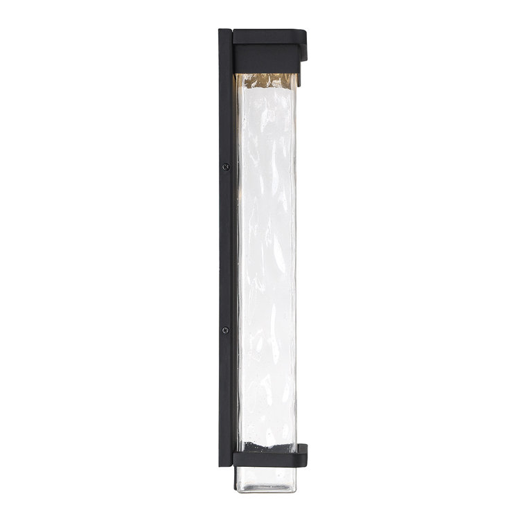 Black Aluminum 21" LED Outdoor Wall Light