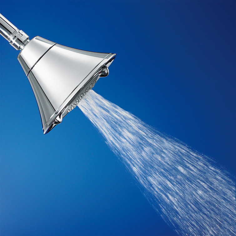 Pulse Chrome Wall Mounted Adjustable Shower Head