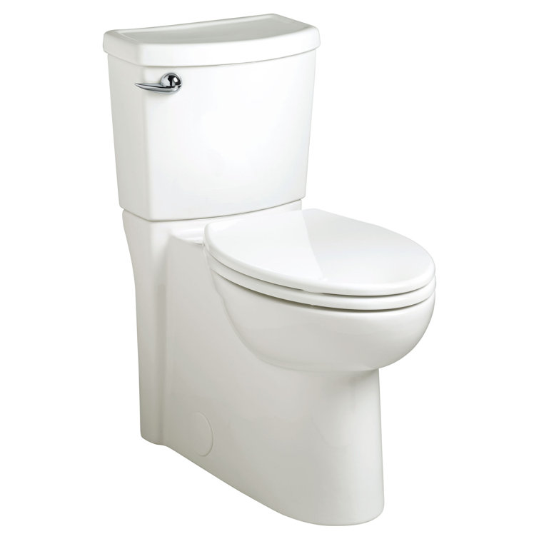 White Two-Piece Elongated Siphonic Jet Toilet