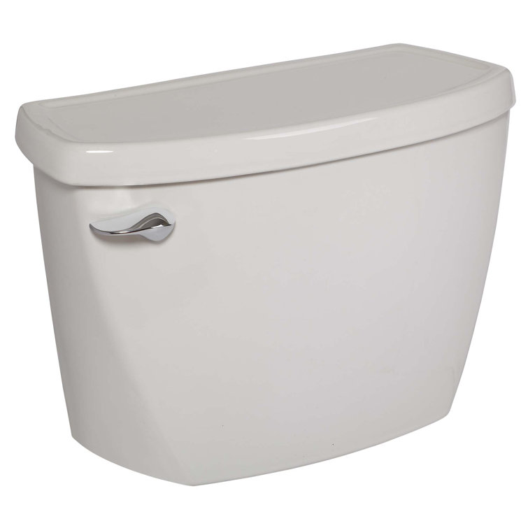 White Vitreous China Pressure-Assisted Flushometer Toilet Tank
