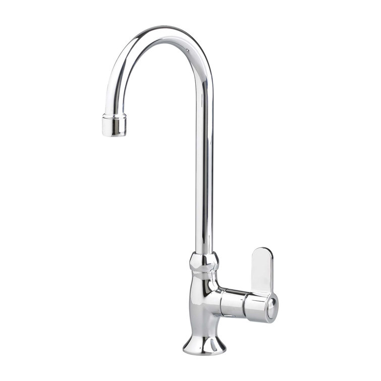 Elegant Polished Chrome Single-Handle Bar Faucet