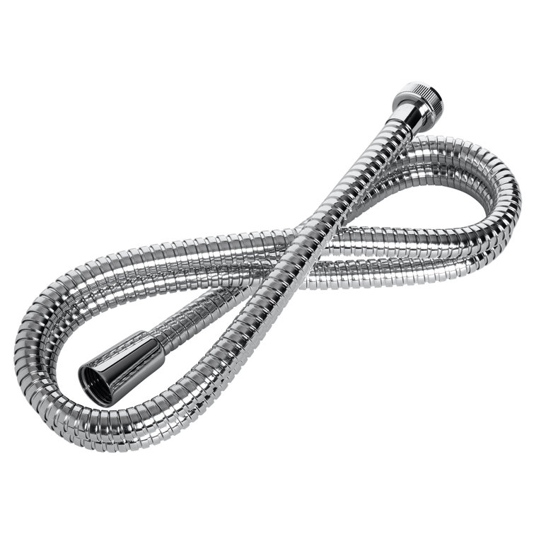 Polished Chrome 60-Inch Metal Shower Hose