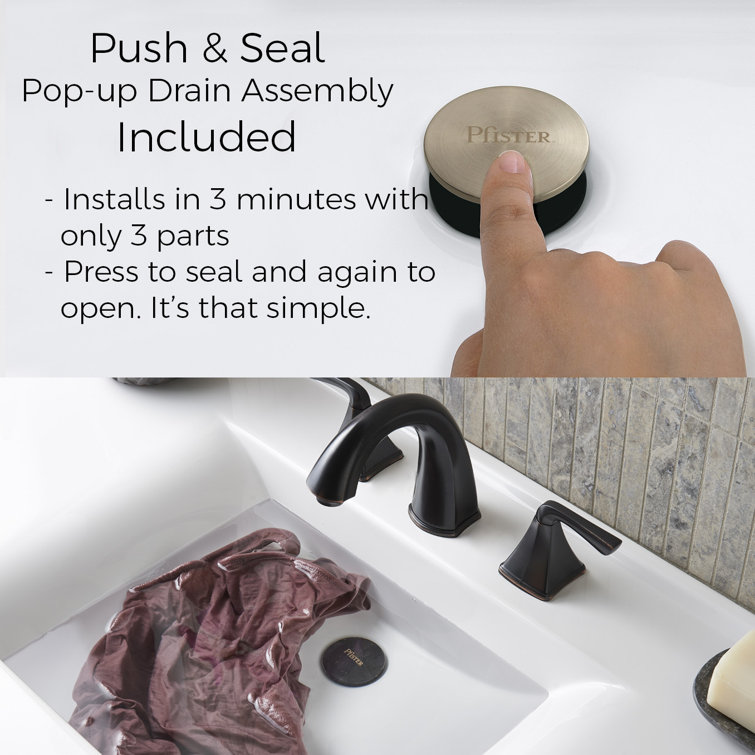 Jaida Elegance Brushed Nickel Single-Control Bathroom Faucet