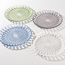 Crystal Textured Decorative Outdoor Dining Plate