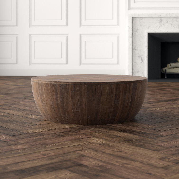 Jacob Small Round Tobacco Shade Coffee Table