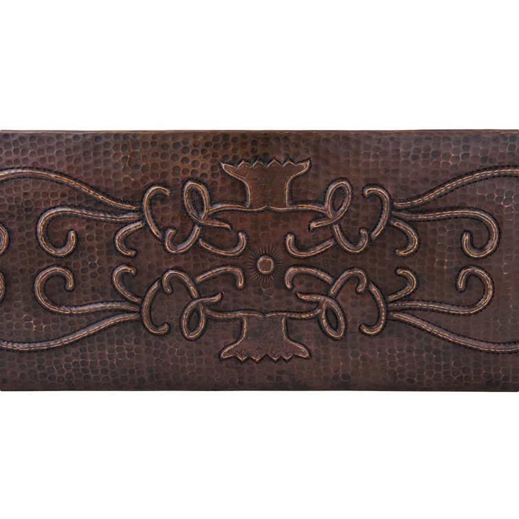 33" Hammered Copper Farmhouse Apron Front Kitchen Sink