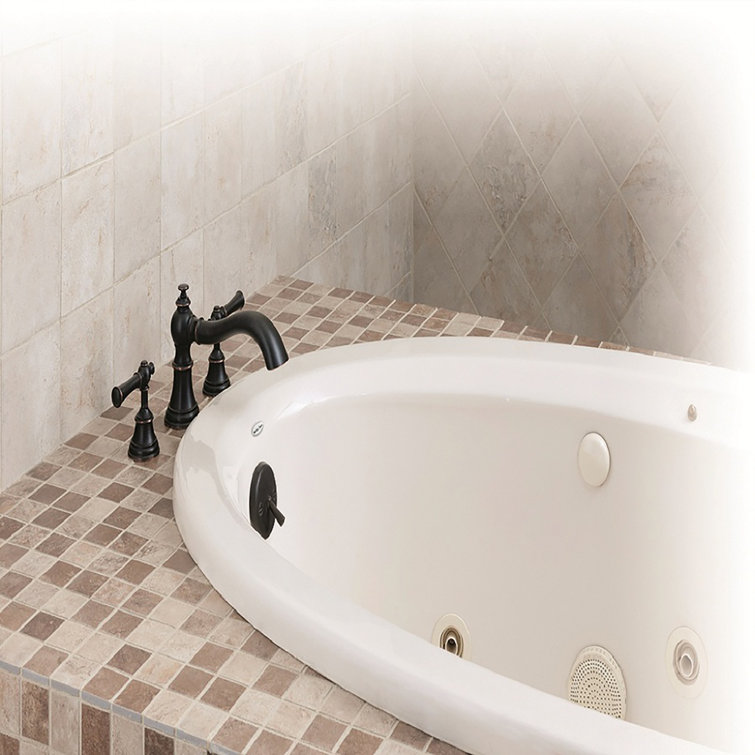 Oil Rubbed Bronze Two Handle Roman Tub Faucet