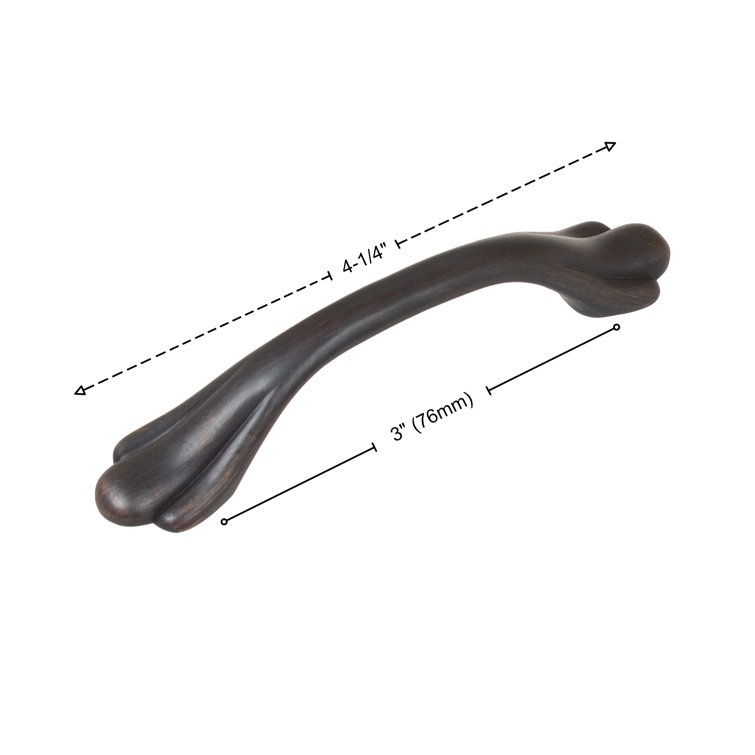 Oil Rubbed Bronze Rustic Paw Cabinet Pulls, 10-Pack
