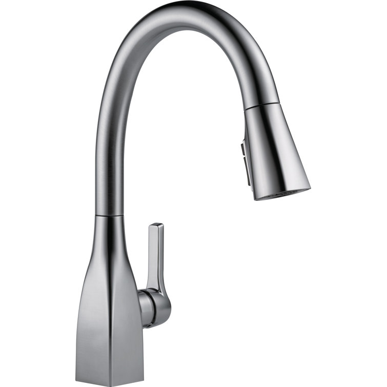 Arctic Stainless Single Handle Pull-Down Kitchen Faucet