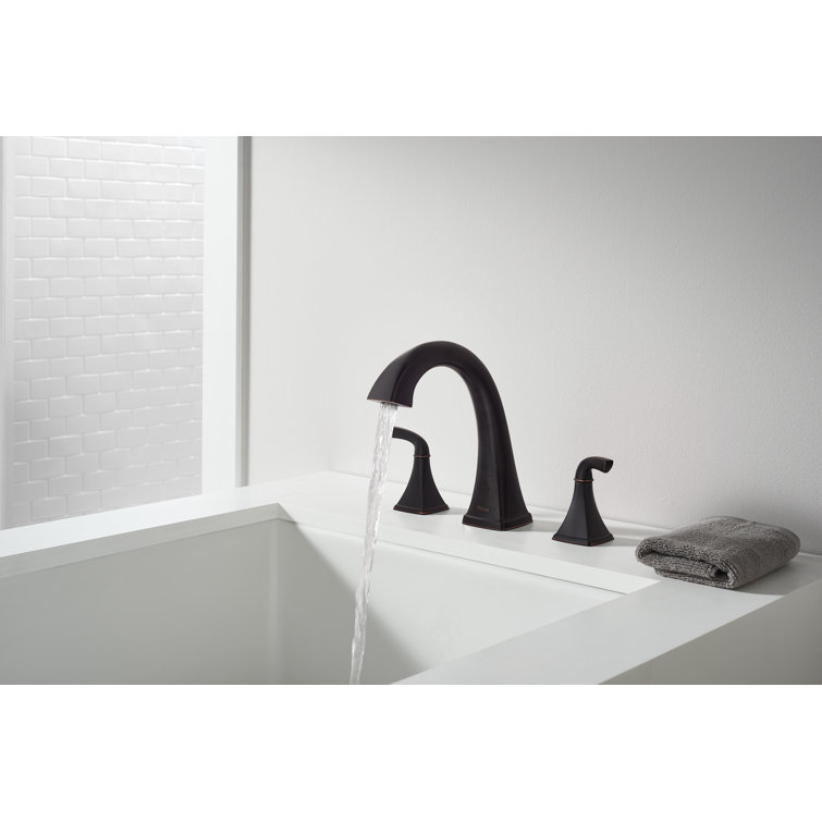 Tuscan Bronze Double Handle Roman Tub Faucet