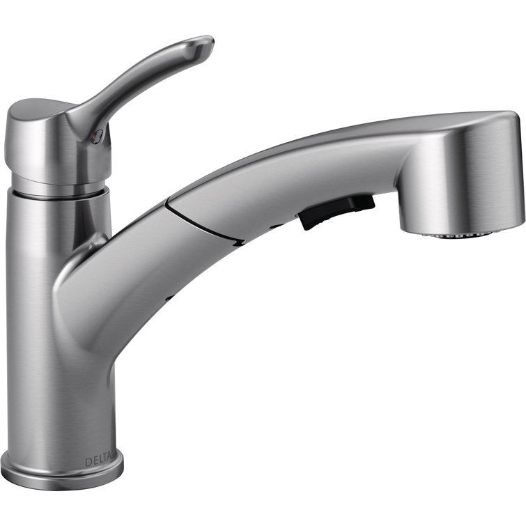Collins Pull Out Sprayer Kitchen Sink Faucet, Single Handle Kitchen Faucet