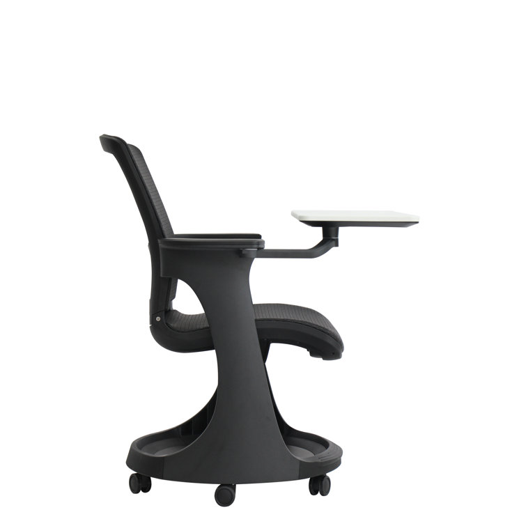 Eurotech Eduskate Black Mesh Personal Workspace Chair with Tablet Arm
