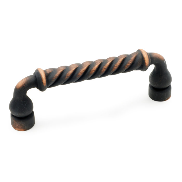 Valencia Bronze Solid Brass Modern Bar Pull with Mounting Hardware