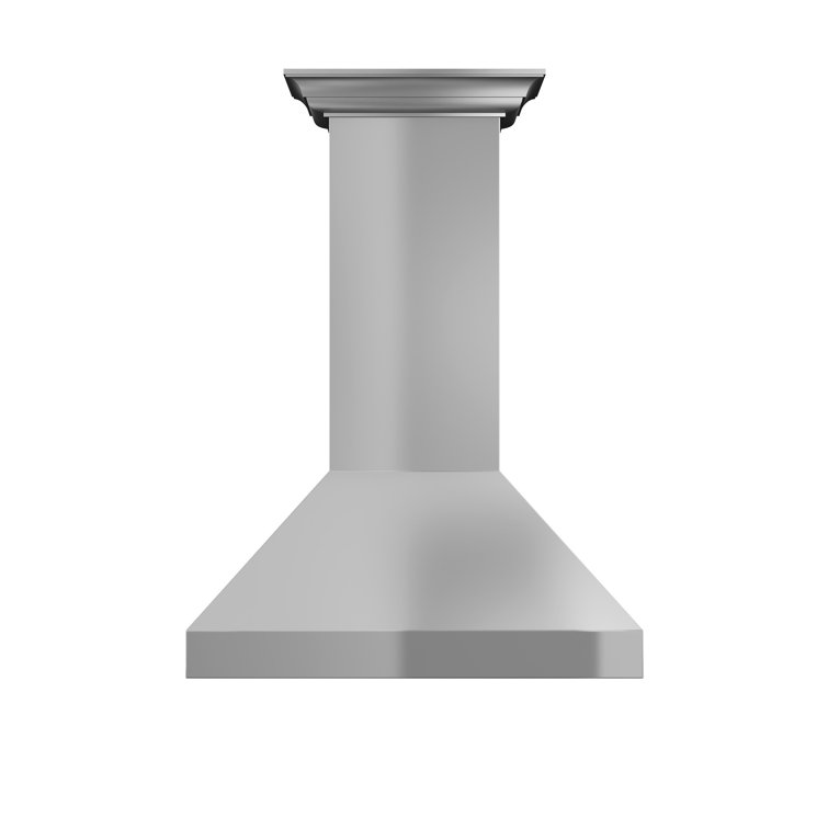 30" Stainless Steel Convertible Wall Mount Range Hood with Charcoal Filter