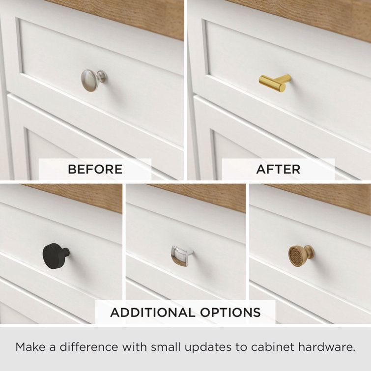 Polished Chrome Round Cabinet Knob with Mounting Hardware