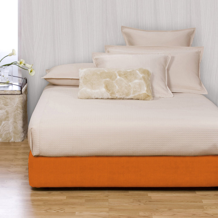 Avanti Pecan Queen Polyester Box Spring Cover