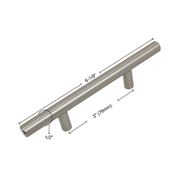 3-Inch Stainless Steel Cabinet Bar Pull with Mounting Hardware