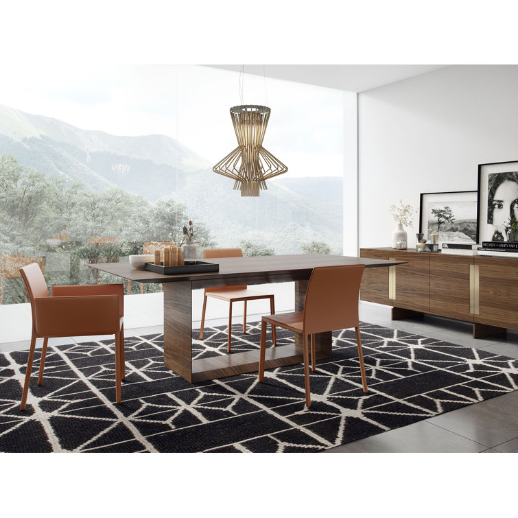 Walnut Rectangular Art Deco Dining Table for Eight