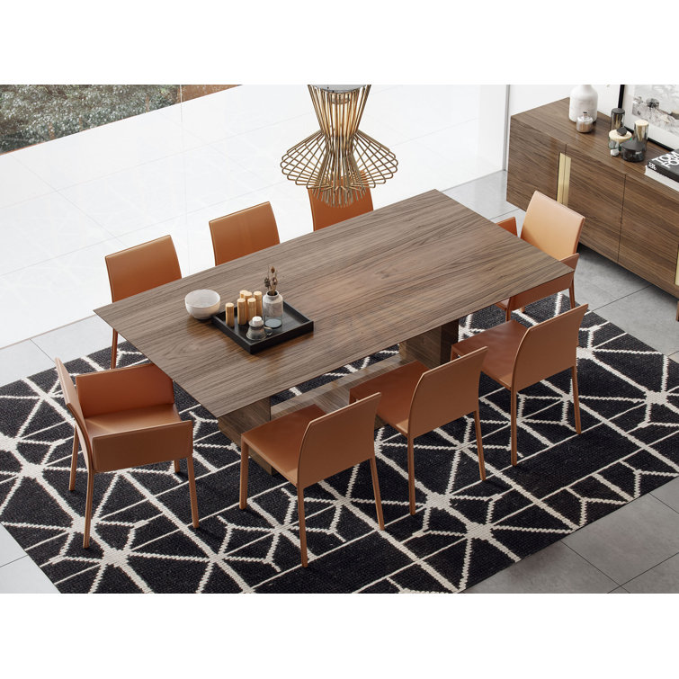 Walnut Rectangular Art Deco Dining Table for Eight