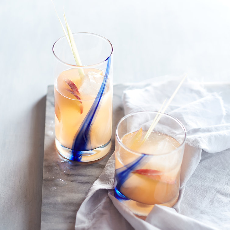 Libbey Blue Ribbon 16-Piece Glass Tumbler and Rocks Set