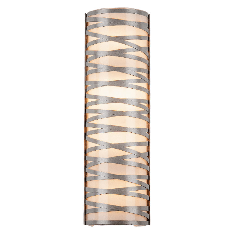 Gilded Brass Cylinder Dimmable Wall Sconce
