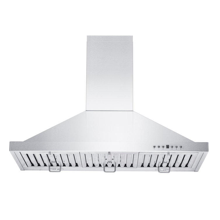 48-inch Stainless Steel Convertible Wall Mounted Range Hood