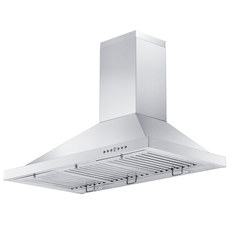 48-inch Stainless Steel Convertible Wall Mounted Range Hood