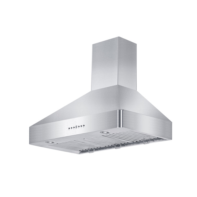 36-Inch Stainless Steel Convertible Wall Mount Range Hood
