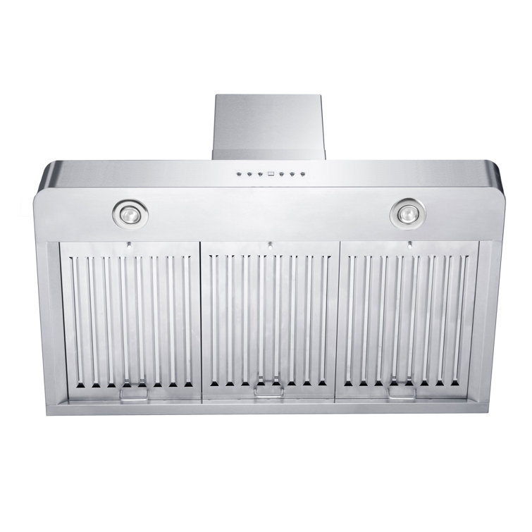 36-Inch Stainless Steel Convertible Wall Mount Range Hood