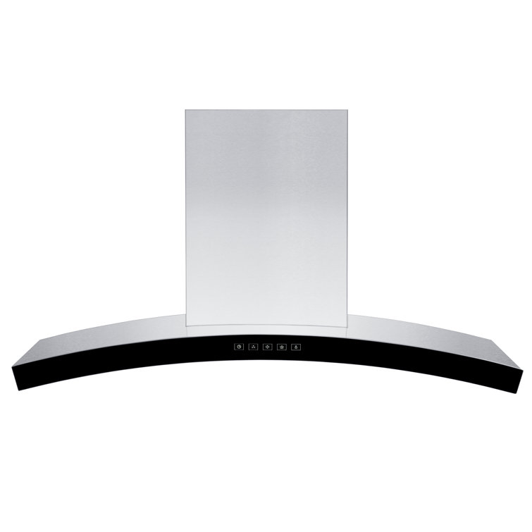 36" Stainless Steel Convertible Wall Mount Range Hood with Charcoal Filter