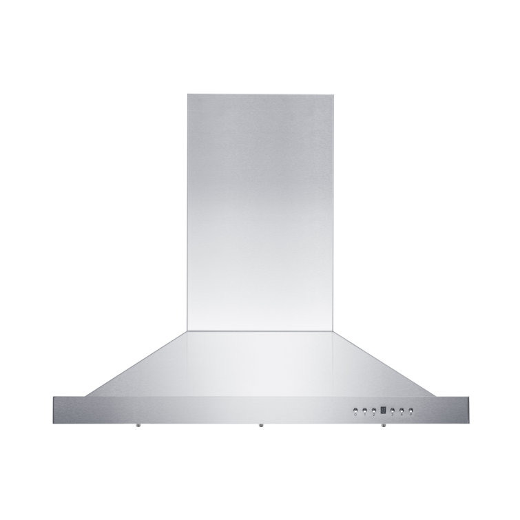 30-Inch Stainless Steel Convertible Island Range Hood