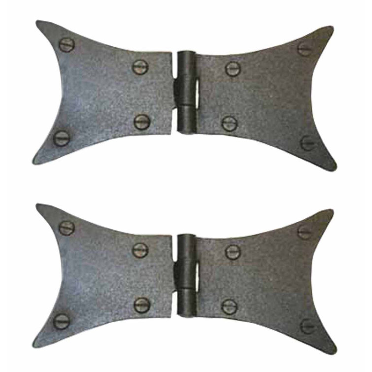 Black Wrought Iron Butterfly Cabinet Door Hinges