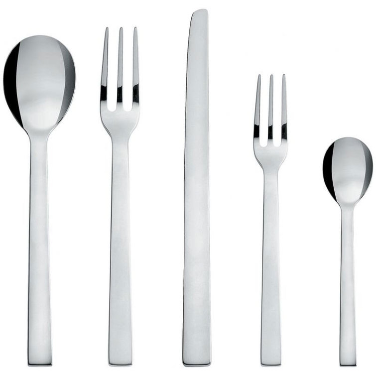 Alessi Alessi Santiago Stainless Steel Flatware Set