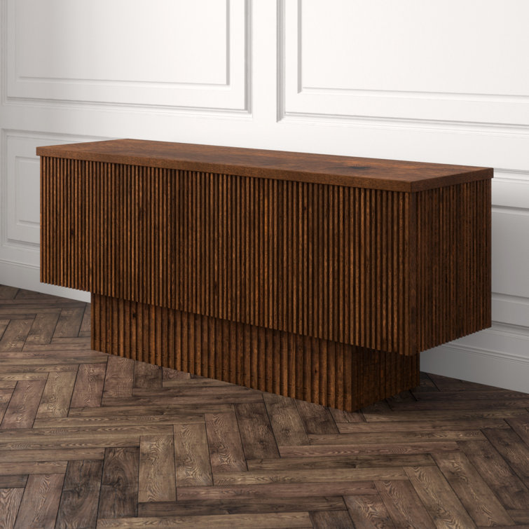 Noir Mr. Smith 77.5'' Dark Walnut Solid Wood Sideboard