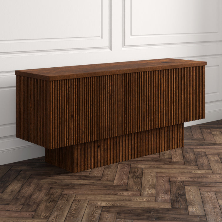 Noir Mr. Smith 77.5'' Dark Walnut Solid Wood Sideboard