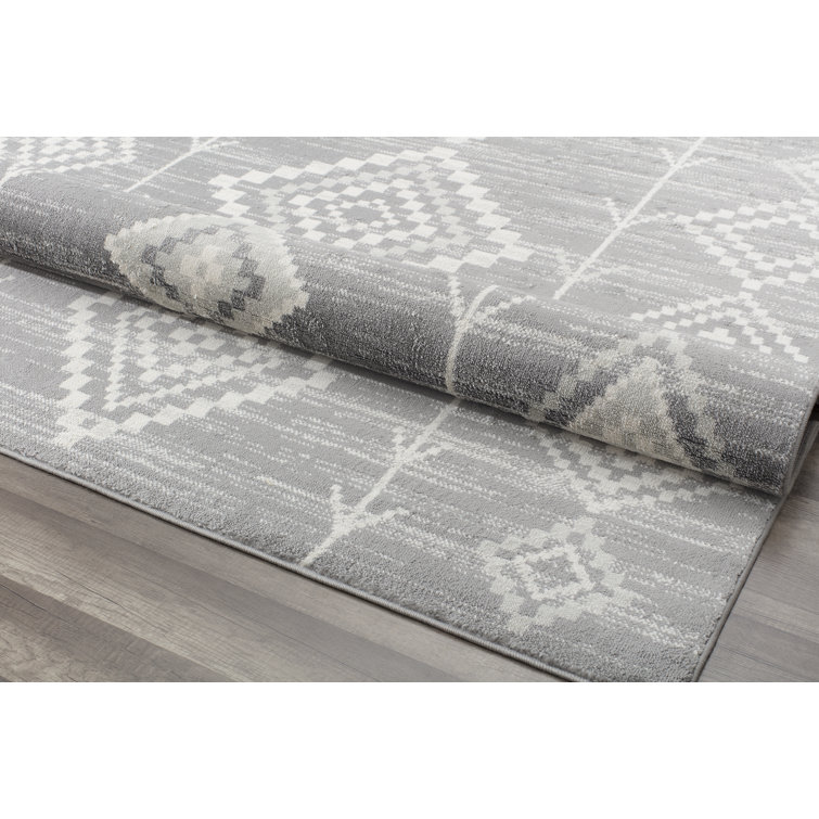 Soleil Native Driftwood 8'9"x12' Synthetic Diamond Area Rug