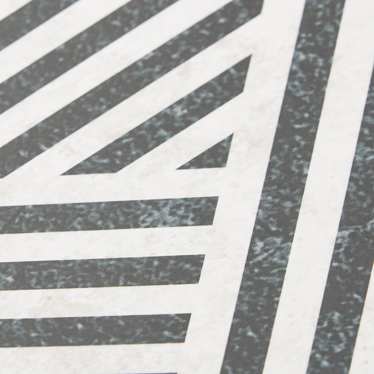 Tribeca Black and White 24" x 24" Matte Porcelain Wall and Floor Tile