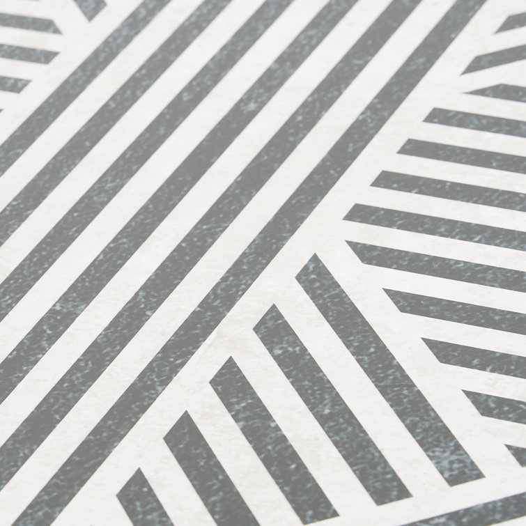 Tribeca Black and White 24" x 24" Matte Porcelain Wall and Floor Tile