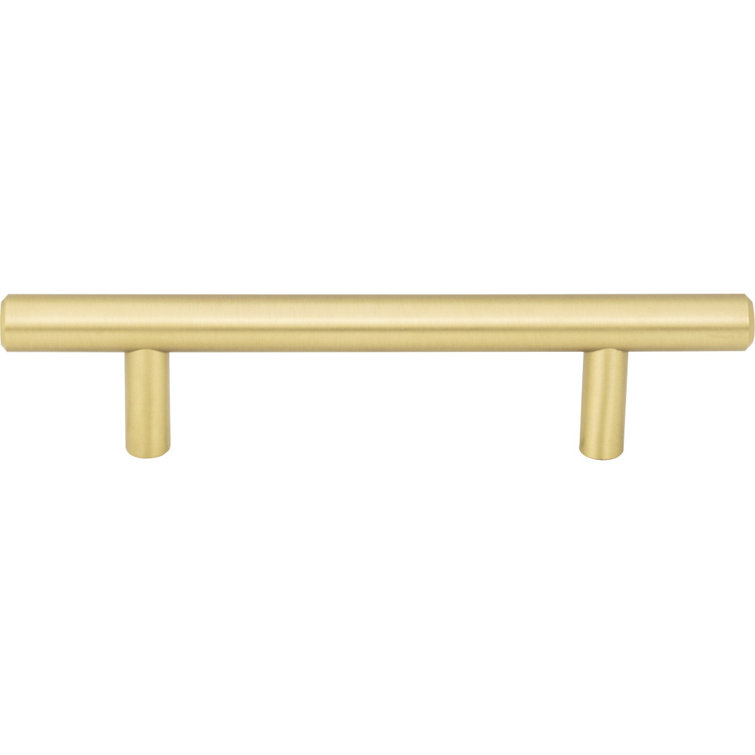 Brushed Gold Modern Cabinet Bar Pull with Mounting Hardware