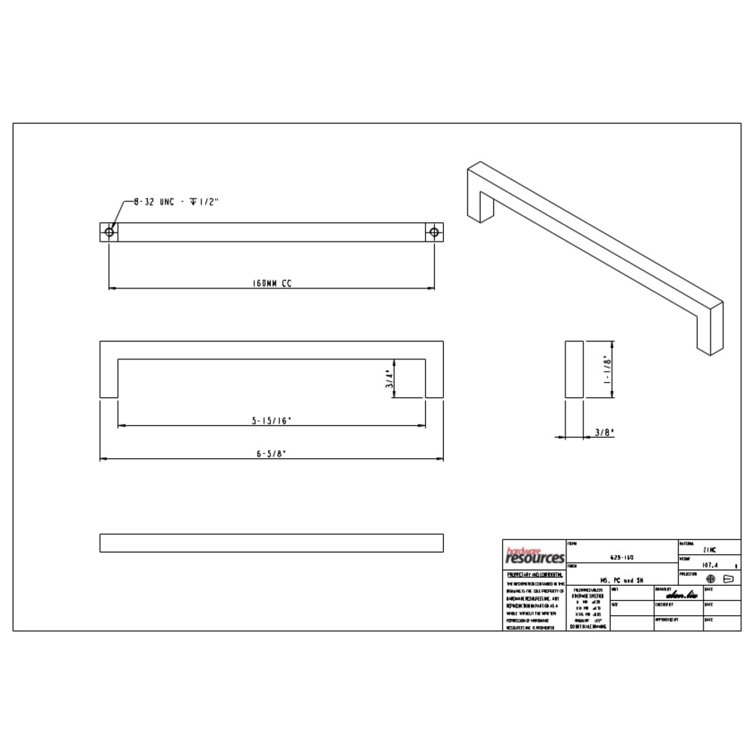 Stanton 2-inch Brushed Nickel Cabinet Bar Pull