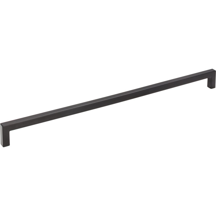 Matte Black Modern Steel Cabinet Bar Pull with Mounting Hardware