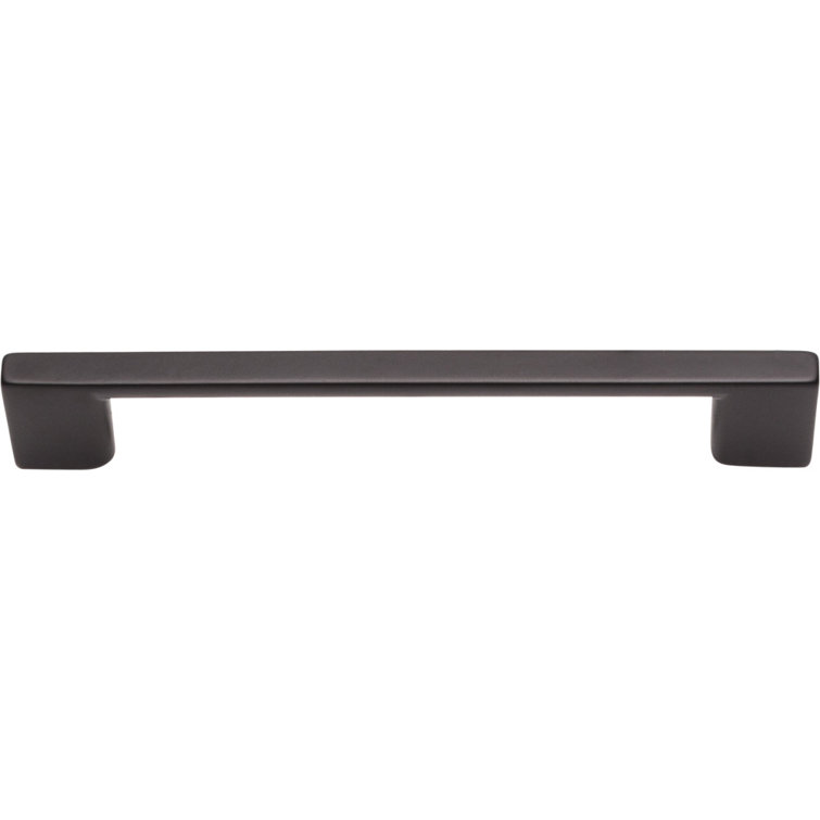 Sutton Matte Black Modern Bar Pull with Mounting Hardware