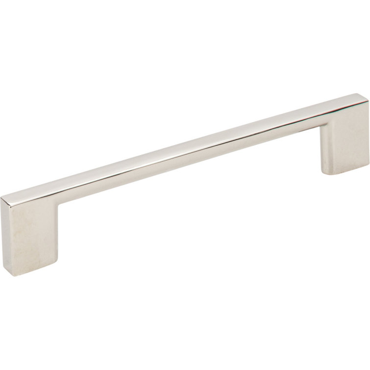 Polished Nickel 5-Inch Modern Bar Pull with Mounting Hardware